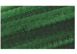 Drucik oplatany 50cm ciemnozielony 10szt