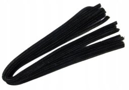 Drucik oplatany 50cm czarny 10szt