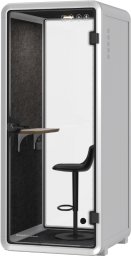 Kabina akustyczna do biura jednoosobowa Small Booth biały/szary ST