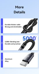 Kabel USB Usams Kabel USAMS U91 18W USB-C do USB-A 1m    tarnish