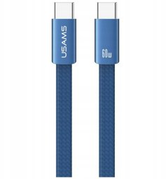 Kabel USB Usams Kabel USAMS U96 60W USB-C do USB-C 1.2m  niebieski