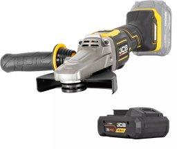 JCB Professional 18V Szlifierka Kątowa Włącznik Łopatkowy Akumulator 4Ah