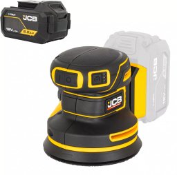 JCB Professional 18V Szlifierka Mimośrodowa 125 mm Akumulator 5Ah