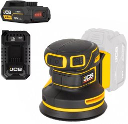JCB Professional 18V Szlifierka Mimośrodowa 125mm Ładowarka Bateria 2Ah