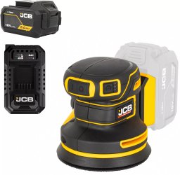 JCB Professional 18V Szlifierka Mimośrodowa 125mm Ładowarka Bateria 5Ah