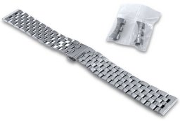 Lavvu Bransoleta stalowa do zegarka 22 mm Lavvu LS1CS22 srebrna z maskownicami .