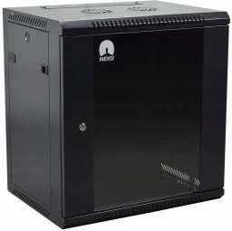 Szafa wisząca RACK 19 cali 12U 450mm czarna NEKU TS BOX