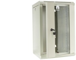 Szafa wisząca RACK 10 cali 9U 300mm szara NEKU TS