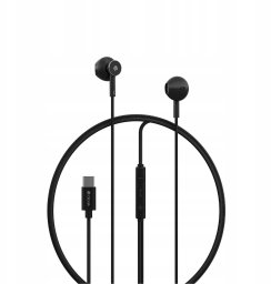 Devia słuchawki przewodowe Smart M2 Digital Metal USB-C douszne czarne