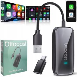 Adapter samochodowy Ottocast CA515-T     Play2Video Ultra Android Multimedia Box czarny