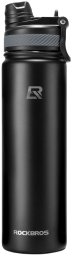 RockBros Bidon termiczny Rockbros 35210029002 rowerowy na napoje 620 ml - czarny