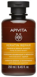 Apivita Keratin Repair Nourish & Repair Shampoo szampon z kreatyną do włosów suchych i zniszczonych 250ml