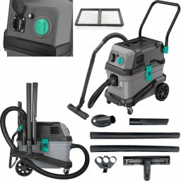 WAART ODKURZACZ BUDOWLANY Z AUTOOTRZĄSACZEM 1600W, 30L