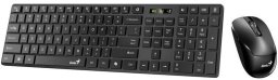 Klawiatura + mysz Genius SlimStar 8250 Zestaw klawiatura i mysz bezprzewodowa Czeska/Słowacka czarna