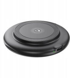 XO ładowarka bezprzewodowa indukcyjna CX031 czarna 15W z kablem USB-C - USB-C i zestawem adapterów