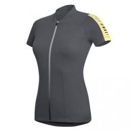 RH+ Koszulka damska Spirit Jerse szara żółta r. L (ECD0256