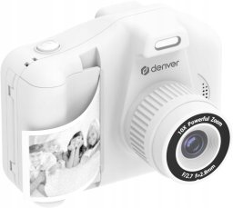 Denver Aparat cyfrowy dla dzieci z drukarką Denver KPC-1370W 2.8" biały