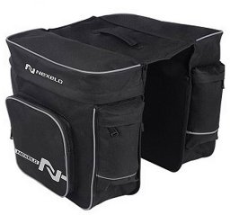Sakwa NEXELO 2-komorowa 30L na bagażnik  wzmocniona 600D PU PVC