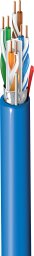 Belden Kabel sieciowy, Cat 6A, F/UTP, LSZH, Euroklasa Cca, drut, niebieski, 500 m (10GXE00C.06500)