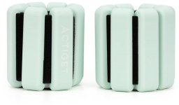 Obciążenia na ręce i nogi 2x1 kg do treningu fitness i cardio, miętowe UNIWERSALNY