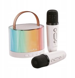 Maxlife zestaw karaoke Bluetooth MXKS-200 różowy