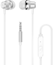Słuchawki przewodowe dokanałowe z pilotem X10PRO mini jack 3.5mm - białe Słuchawki przewodowe dokanałowe z pilotem X10PRO mini jack 3.5mm - białe