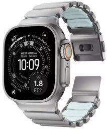 Nomad Stratos Band Titanium Icy Blue Glow FKM AW 45/46/49mm