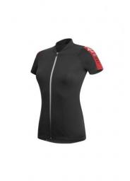 RH+ Koszulka damska Spirit W Jersey czarno czerw r. L (ECD0256)