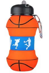 BIDON SPORTOWY SKŁADANY DLA DZIECKA KOSZYKÓWKA