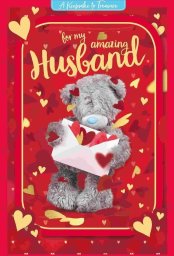 Karnet holograficzny 3D - For my amazing husband