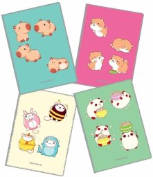 Zeszyt A4/60K kratka 80g (4szt) NARCISSUS