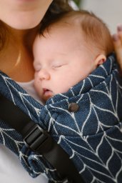 Nosidełko Kavka MultiAge Pro: Ink Braid (No Cotton) Regulowane