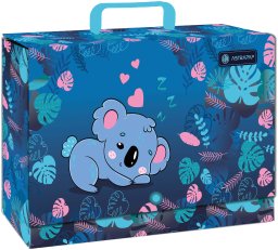 Teczka z rączką XL 9cm twarda na przybory prace rysunki A4 Koala ASTRA