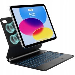 Etui Typecase Edge z klawiaturą do iPad  11" (A16) 2025 / iPad 10.9" 2022 włókno węglowe