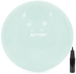 Piłka 65 cm do ćwiczeń pilates, rehabilitacyjnych, stretchingu z pompką, miętowa UNIWERSALNY