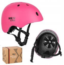 Nils Extreme MT301 KASK RÓŻOWY S(52-56CM) NILS EXTREME