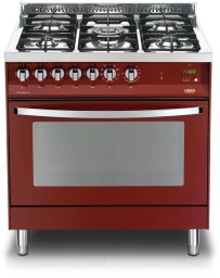 LOFRA Kuchnia Gazowa | RAINBOW 80 | ROSSO BURGUNDY | PRG86MFT/C | LOFRA