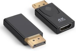 Adapter AV Verk ADAPTER PRZEJŚCIÓWKA KONWERTER DP DisplayPort do HDMI 4K ULTRA HD