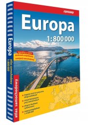 Europa Atlas Samochodowy 1:800 000