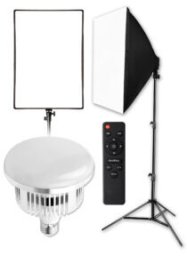 Zestaw Oświetleniowy Softbox Lampa Studyjna do Zdjęć 40x60cm 85W LED +PILOT