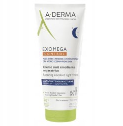 Aderma A-Derma, Exomega Control, Emollient, Night, Cream, For Face, 200 ml Unisex