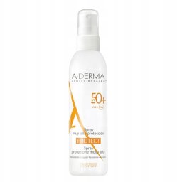 A-Derma, Protect, High UV protection, Sunscreen Spray, SPF 50+, 200 ml Unisex
