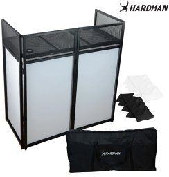 Hardman Stół/ parawan DJ stand DTS3 czarny Hardman+ pokrowiec/ lycra biała i czarna one size