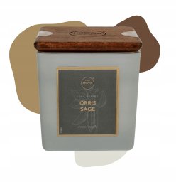 Aroma Home, Orris & Sage, Orris, Scented Candle, 115 g Unisex