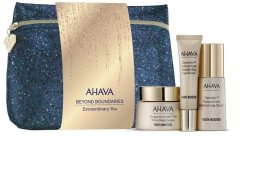Extraordinary You Set Ahava: Crystal Osmoter X6, Smoothing, Cream, For Face, 50 ml + Osmoter Concetrate, Illuminating, Eye Serum, 15 ml + Osmoter Concetrate, Moisturising, Serum, For Face, 30 ml + Ahava, GWP Textile Pouch For Women