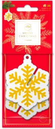 La Casa de los Aromas Aroma Car, Xmas 3D Snowflake, Cinnamon, Room Air Freshener Unisex