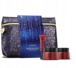 Apple-y Ever After Set Ahava: AOS Advanced Deep Wrinkle, Anti-Aging, Cream, For Face, 50 ml + Apple Of Sodom, Anti-Wrinkle, Night Sleeping Mask, 50 ml + AOS Advanced Deep Wrinkle, Smoothing, Eye Cream, 15 ml + Ahava, GWP Textile Pouch For Women