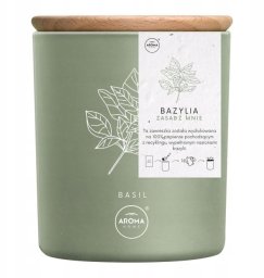 Aroma Home, Basil, Scented Candle, 150 g Unisex