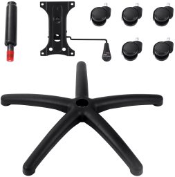 Podstawa krzesła biurowego obrotowa 71cm wytrzymała 1134kg skok 10cm