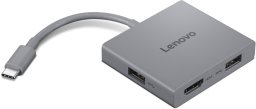 HUB USB Lenovo LENOVO USB-C 4 in 1 travel hub Gen2 czarny